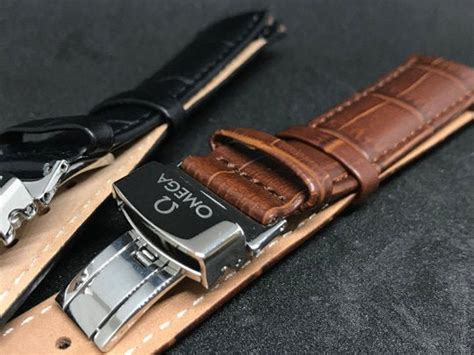 leather watch omega|omega leather watch strap 18mm.